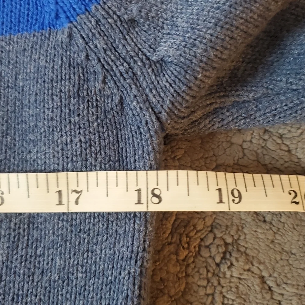 Tommy Hilfiger Kid's Colorblock Long Sleeve 1/4 Zip Sweater